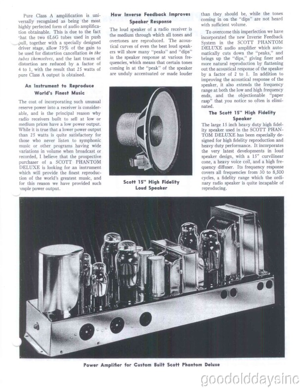 1938 E.H. Scott Phantom Deluxe Radio - Restored and Working - 20 Tube Radio