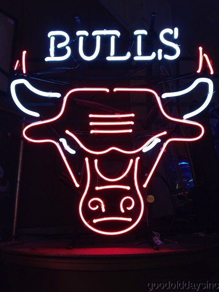 Chicago Bulls Bull Head Neon Sign No Beer Pick Up In Chicago