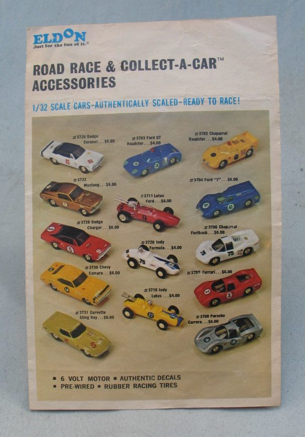 eldon slot cars for sale