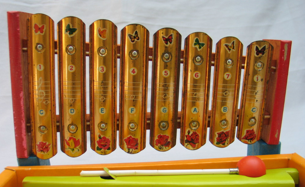 Toy Xylophone Excellent in Box Made in Japan New Old Stock eBay