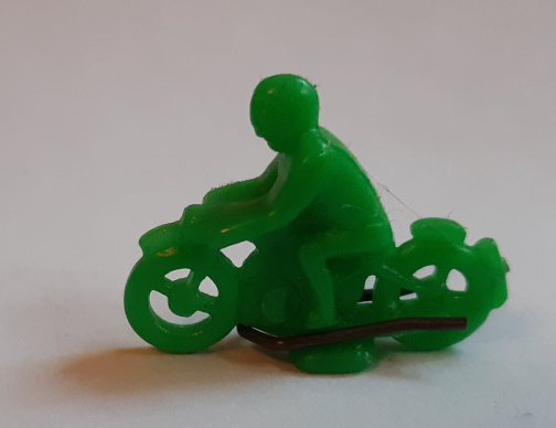 toy motorcycle with rider