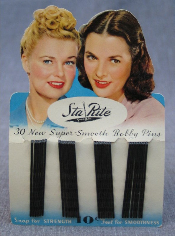 Vintage New Old Stock Sta Rite Bobby Pins Mint On Card Ebay