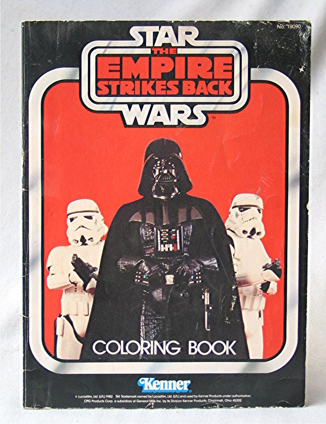 Vintage Star Wars Coloring Book The Empire Strikes Back Ebay