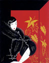 "Furs" HUGE Art Deco Print by Erte