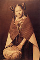 "Hopi Girl With Jar" Edward Curtis Native American