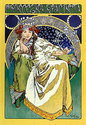 "Princezna Hyacinta" BIG Art Nouveau/Deco Print A.