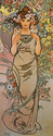 "Rose" BIG Art Nouveau/Deco Print Alphonse Mucha