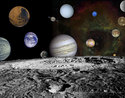 "Solar System Montage" Art Print from NASA's Voyag