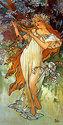 "Spring" BIG Art Nouveau / Deco Print by Alphonse 