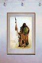 "Indian With Shield"  Native American Bodmer Art P