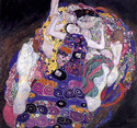 "The Maiden" HUGE Art Deco Print by Gustav Klimt