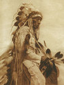 "The Old Cheyenne"BIG Edward Curtis Native America