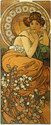 "Topaz" BIG Art Nouveau/Deco Print Alphonse Mucha