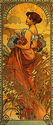 Summer 22x30 Art Nouveau / Deco Print by Alphonse 