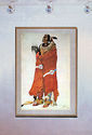 Indian Warrior 15x22 Bodmer Native American Indian