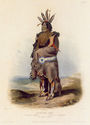 Arrikkara Indian Warrior 30x44 Karl Bodmer Native 