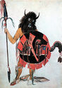 Buffalo Dancer 15x22 by Karl Bodmer Native America