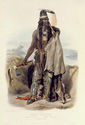 Abdih Hiddisch Minatarri Chief 22x30 Karl Bodmer N