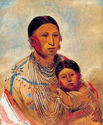 Indian Wife of White Cloud 22x30 George Catlin Nat