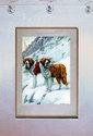 "Saint Bernard" by Louis Agassiz Fuertes Art Print