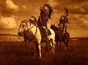 "Sioux Chiefs" Edward S. Curtis Art Photograph