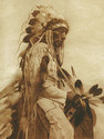 "The Old Cheyenne"BIG Edward S. Curtis Art Photogr