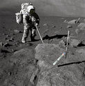 "Covered with Lunar Dirt" HUGE Art Print NASA Astr