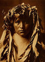 Apache Maiden 15x22 Edward S.Curtis Native America