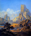 "Arizona" BIG Maxfield Parrish Art Deco Print