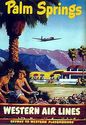 Old Palm Springs 22x30 Hand Numbered Edition Palm 