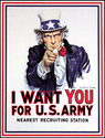 "I want You" U.S. Army Beautiful Art Print