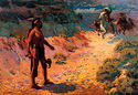 Indians 22x30 Native American Art Print by E.W.Dem