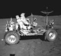 "Lunar Roving Vehicle" HUGE Art Print of NASA Astr