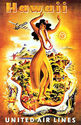 Hawaii Hula Dancer 22x30 Hand Numbered Ltd. Editio