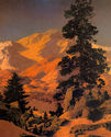 "New Hampshire Winter" HUGE Maxfield Parrish Art D