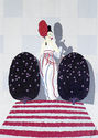 Lafayette 30x44 Art Deco Print by Erte Hand Number