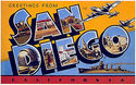 Greetings from San Diego 15x22 Hand Numbered Ltd. 