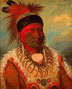 "White Cloud" HUGE George Catlin Native American P