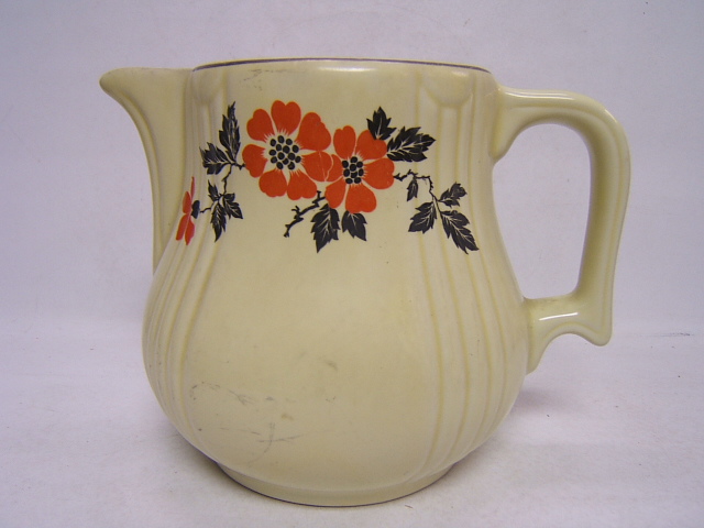 Hall's Superior Quality Kitchenware Red Poppy Radiance Pitcher Jug | eBay