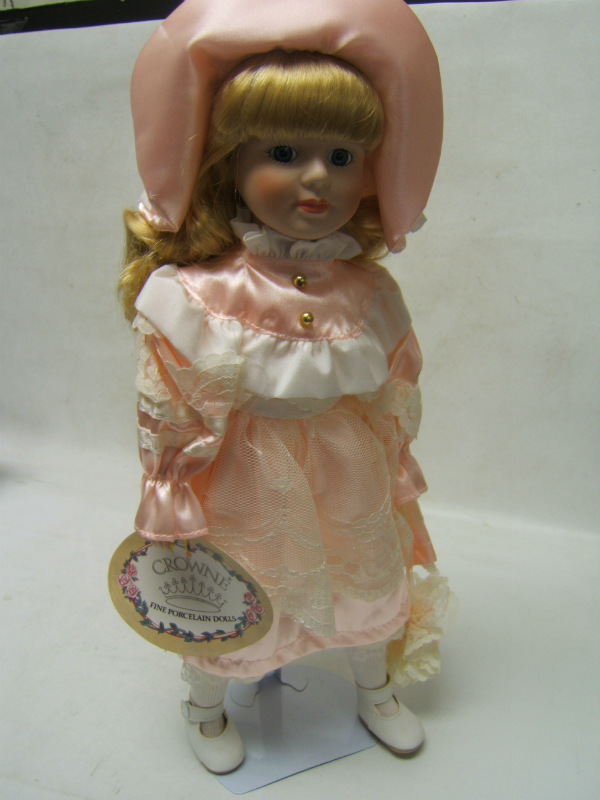 Crowne Fine Porcelain Doll 