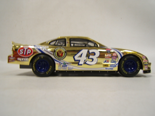 43 John Andretti Thank You Fire Fighters 1 Of 4343 1 24 Scale Gold Chrome Ebay