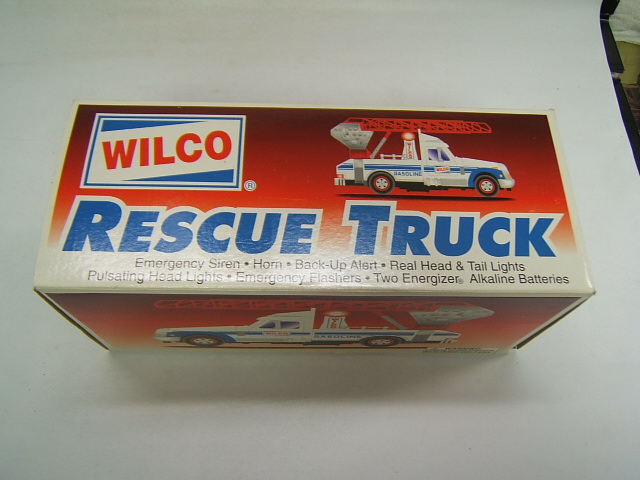 Wilco Gasoline Rescue Truck w/ lights & sound toy 1995 VGC in Box | eBay