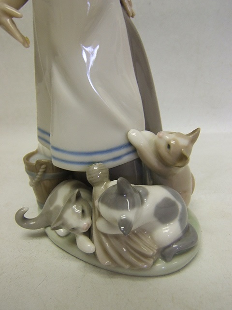 lladro curious kittens