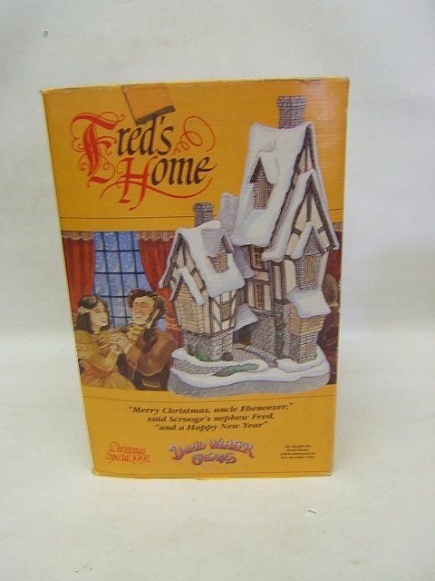 Vintage David Winter Fred's Home 1991 Special Edition