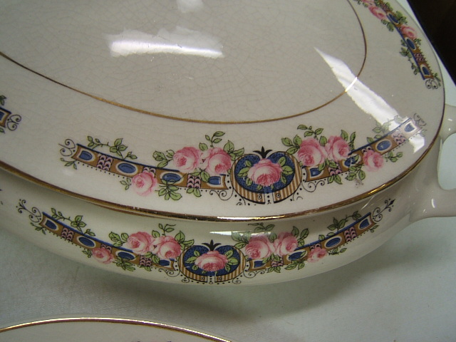Vintage TST Taylor Smith Taylor Iona China 55 Pieces White