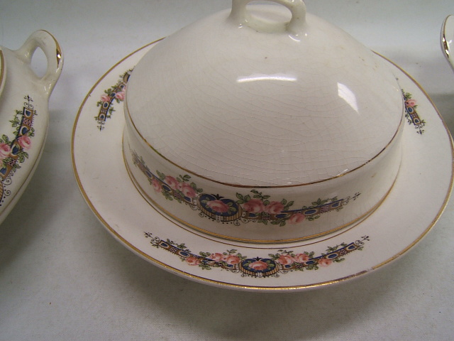 Vintage TST Taylor Smith Taylor Iona China 55 Pieces White