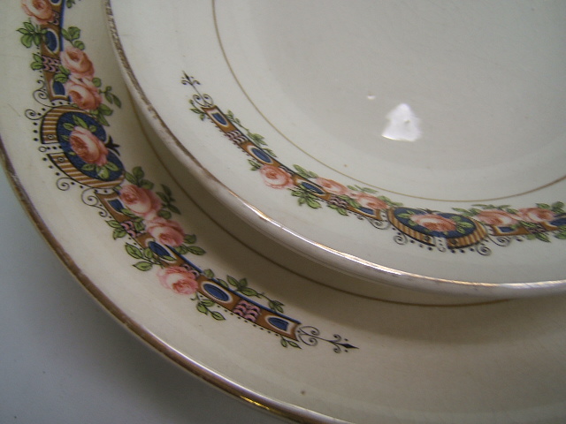 Vintage TST Taylor Smith Taylor Iona China 55 Pieces White