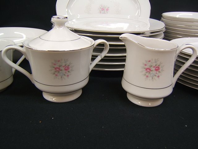 Nasco Japan Sweet Afton Dinnerware Service for 8 w/ Serving Pieces 36 ...