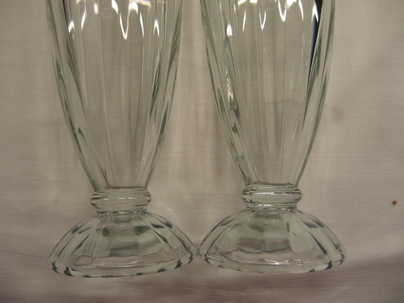 Lot of 3 Fluted Old Fashioned Sundae Glasses 7 1/2" Height VGC eBay