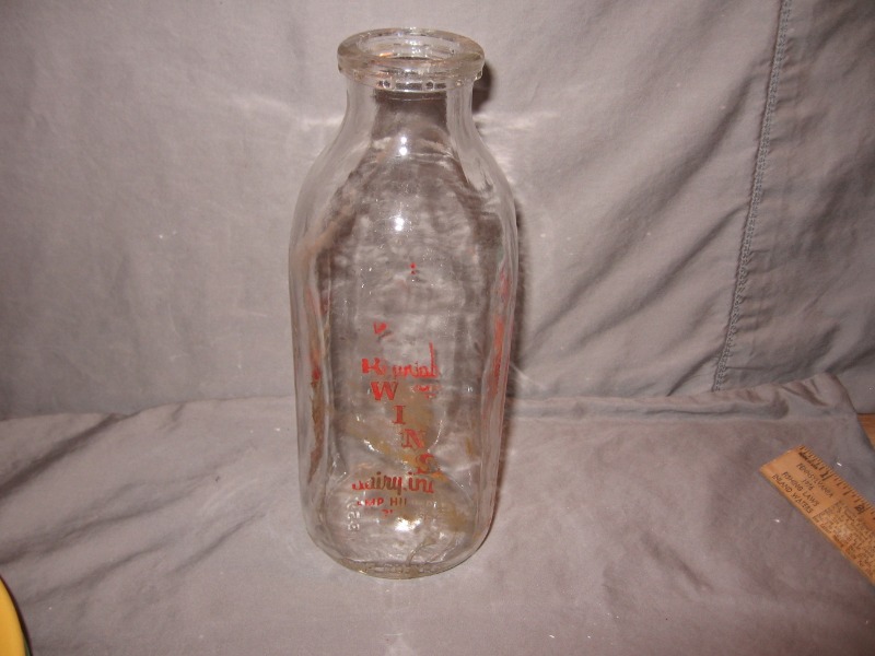 Vintage Irwins Dairies Quart Milk Bottle Camp Hill, Pa TSPQ | eBay